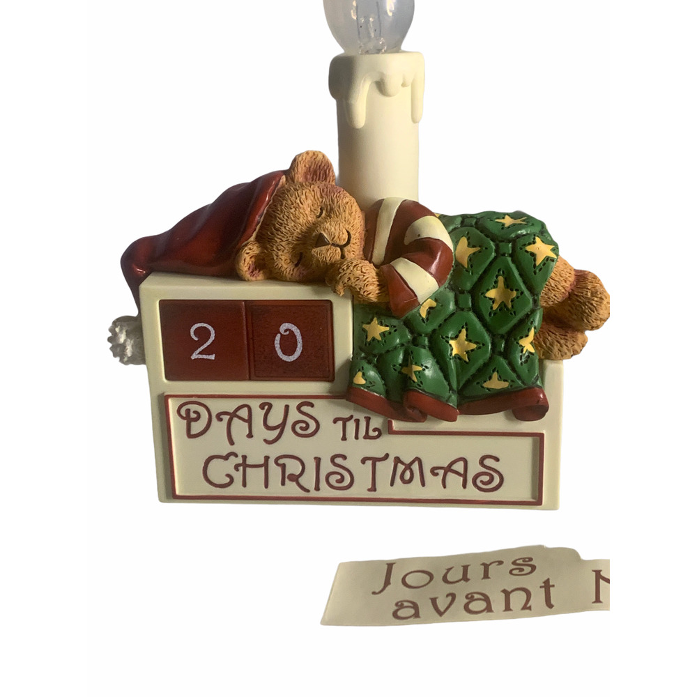 Christmas Countdown with lamp 2008 NIB